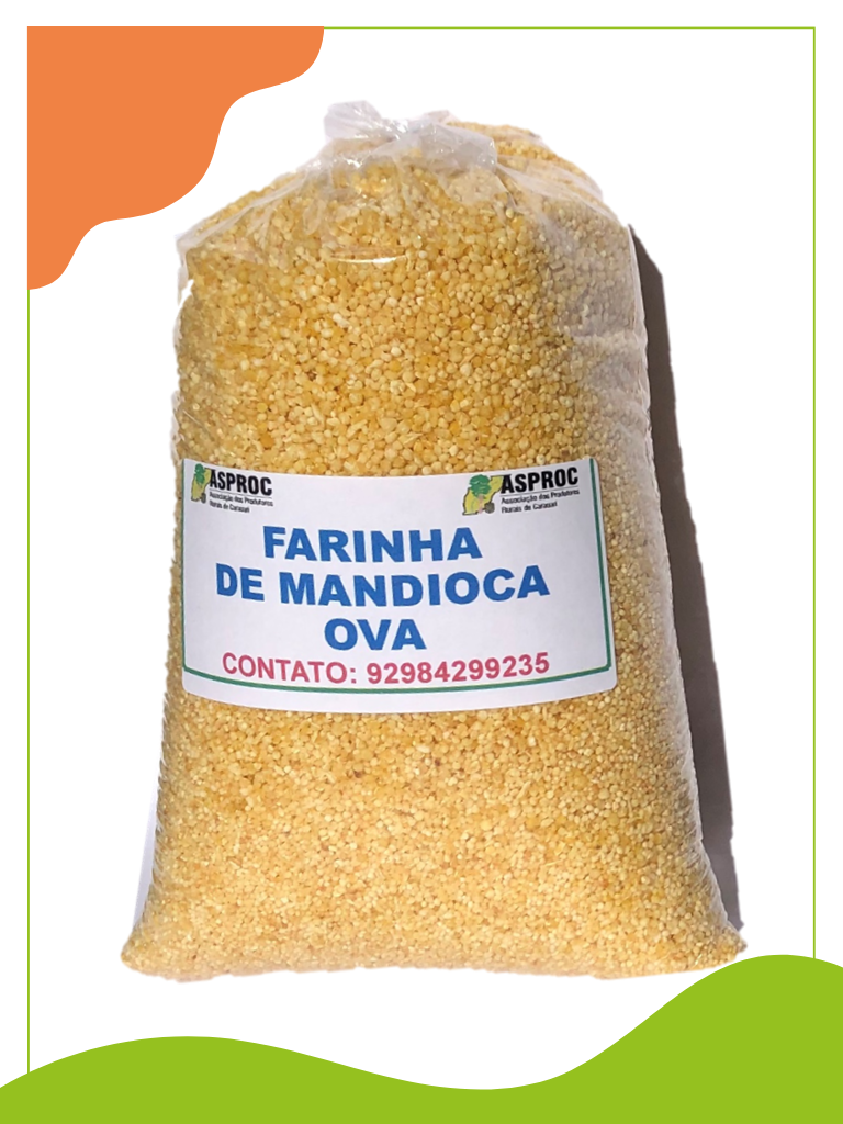 9 Farinha de Mandioca Amarela Tipo Ova 1KG